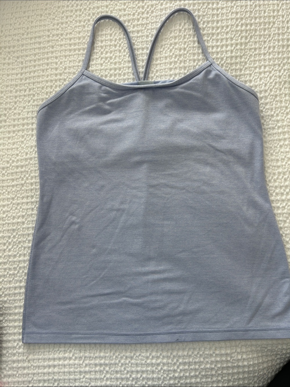 Lululemon lavender tank with shelf bra